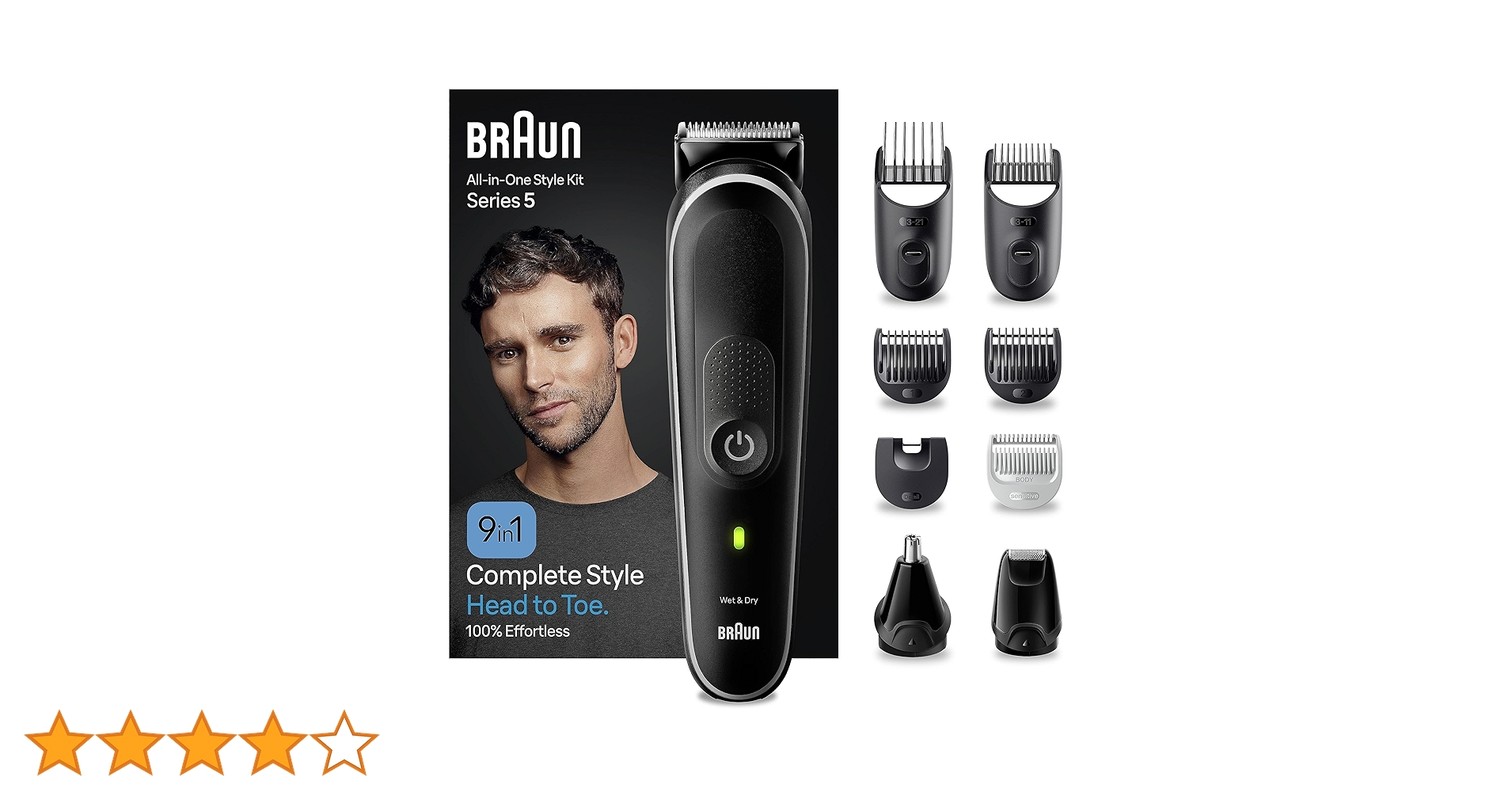 BRAUN マルチグルーマー シリーズ5 9in1 ブラウン マルチグルーマーMGK 5420 1台9役のスタイリングキット